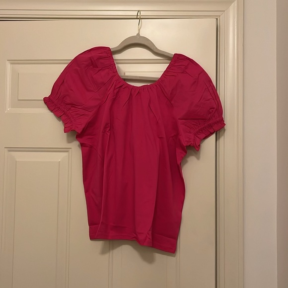 J. Crew Fuchsia Tie-back top/NWT/M - Picture 11 of 12